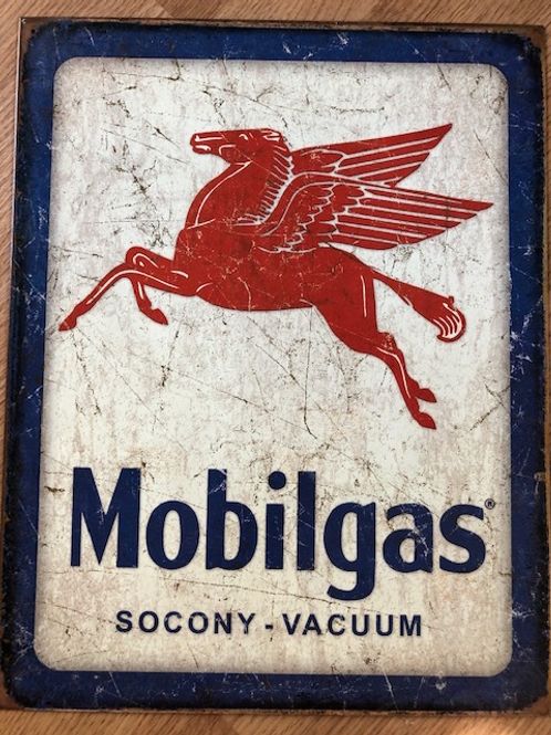 Hovedbilde Metallskilt Mobilgas
