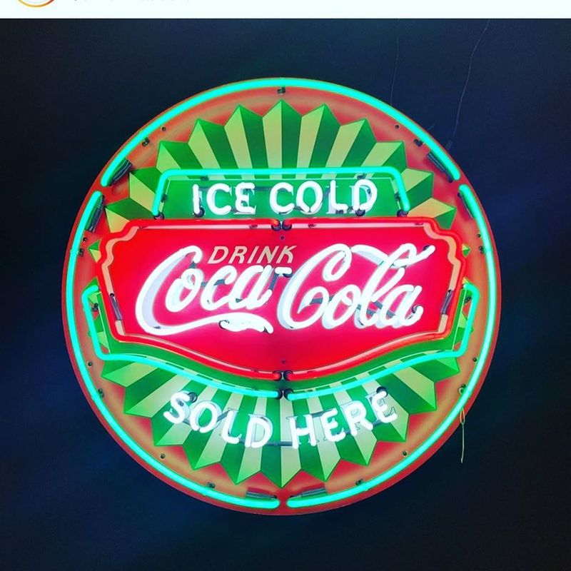 Neonskilt Coca Cola 