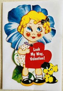 Hovedbilde Vintage Valentinskort "Look ...