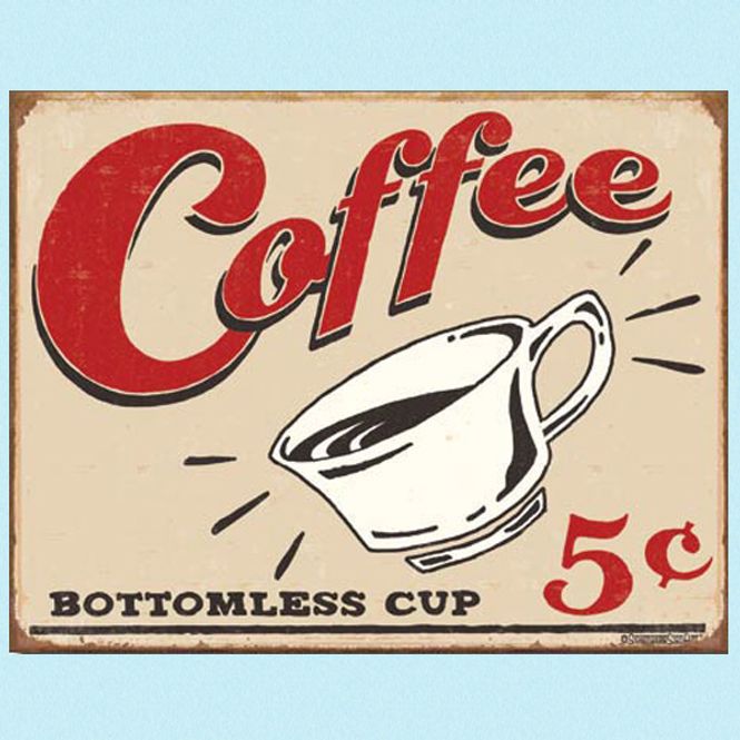 Hovedbilde Metallskilt Coffee