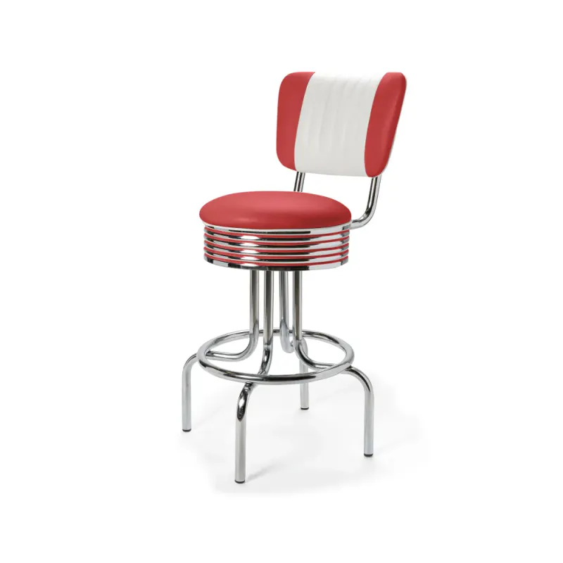 Airline Barkrakk med rygg CB 66 cm Chrome