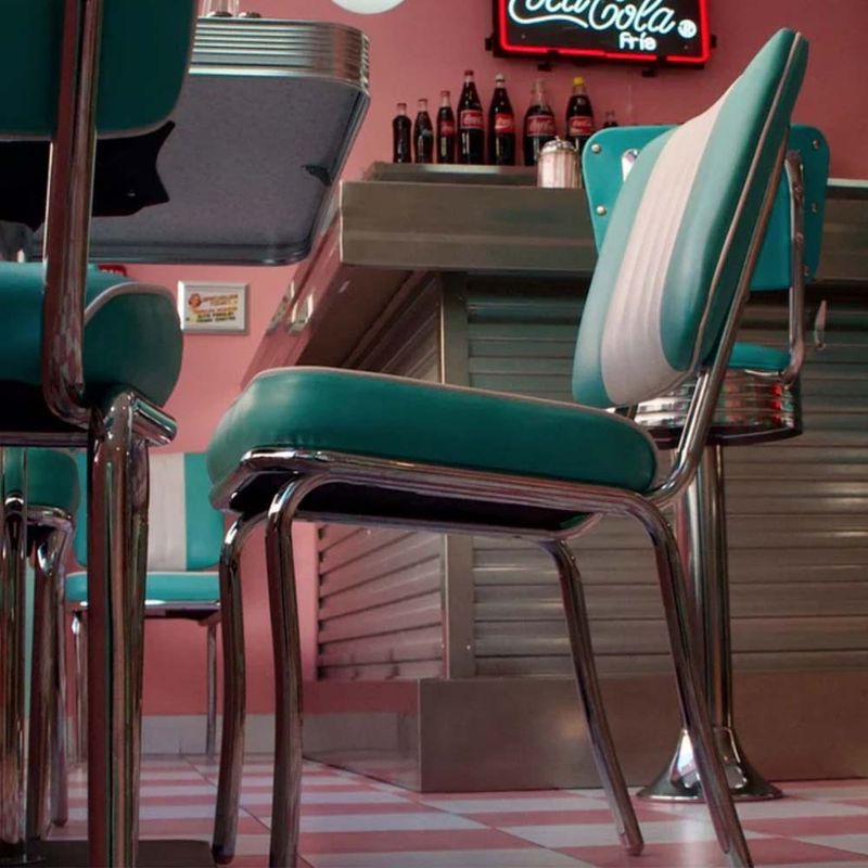 Arcade dinerstol CB Chrome