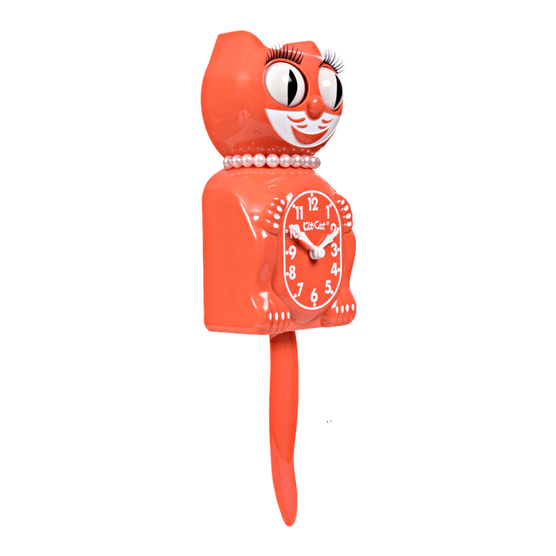 Kit-Cat klokke Pensjonert Living Coral Lady