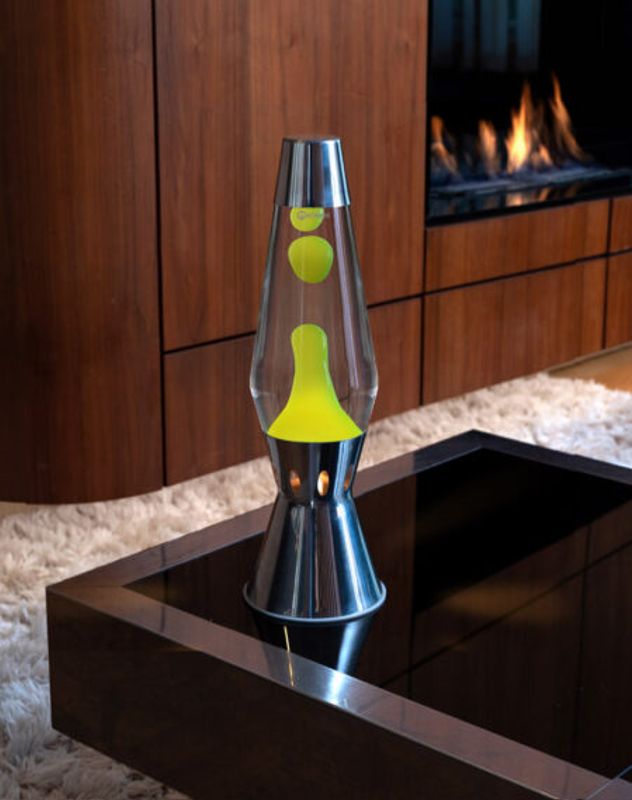 Astro Flame Lavalampe: Sølv