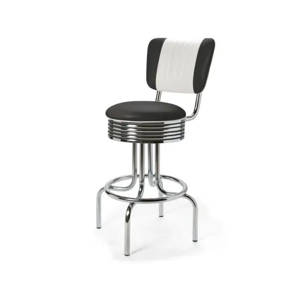 Airline Barkrakk med rygg CB 66 cm Chrome