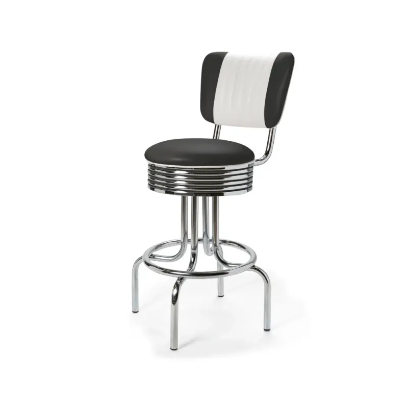 Airline Barkrakk med rygg CB 66 cm Chrome
