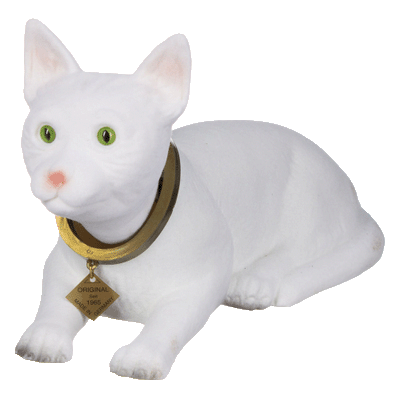Nikkekatt stor hvit