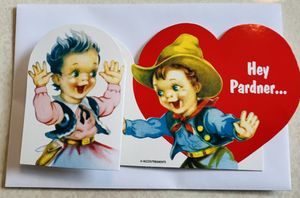 Hovedbilde Vintage Valentinskort " Hey ...