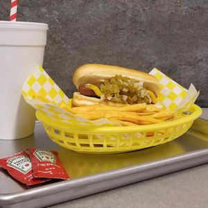 Hovedbilde Serveringskurv gul