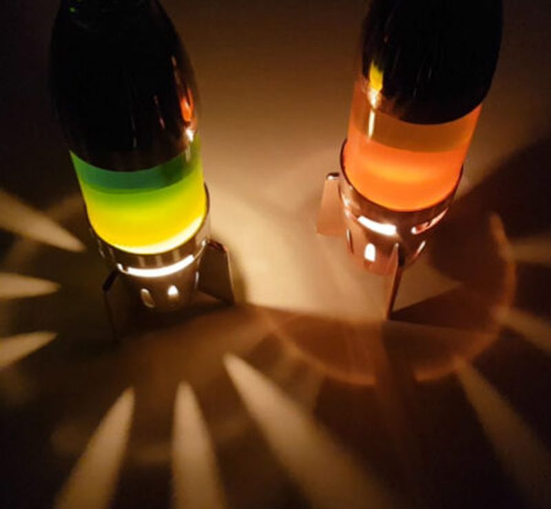 Fireflow Lavalampe: Kobber
