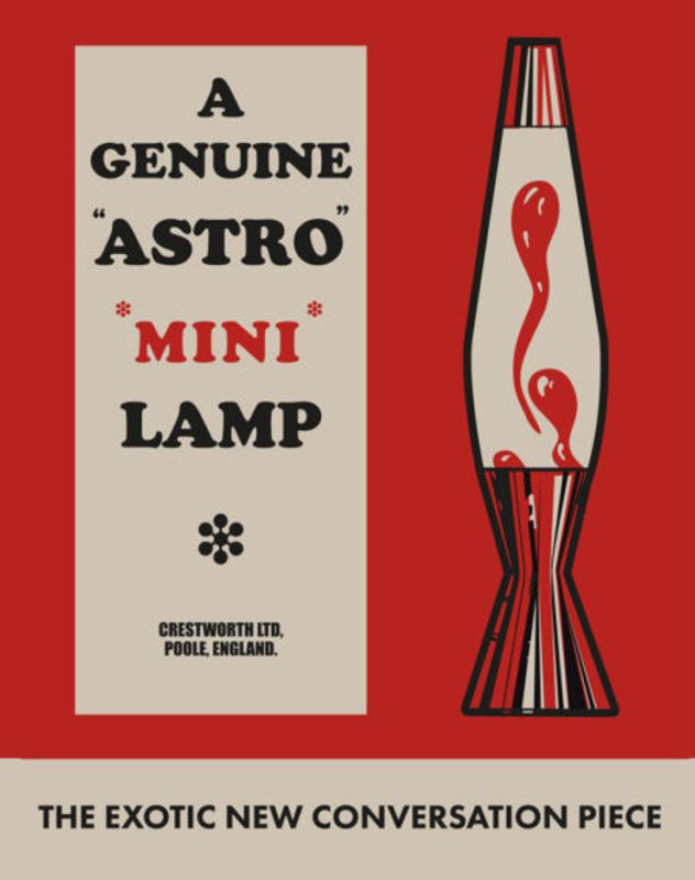AstroBaby Lavalampe: Sølv