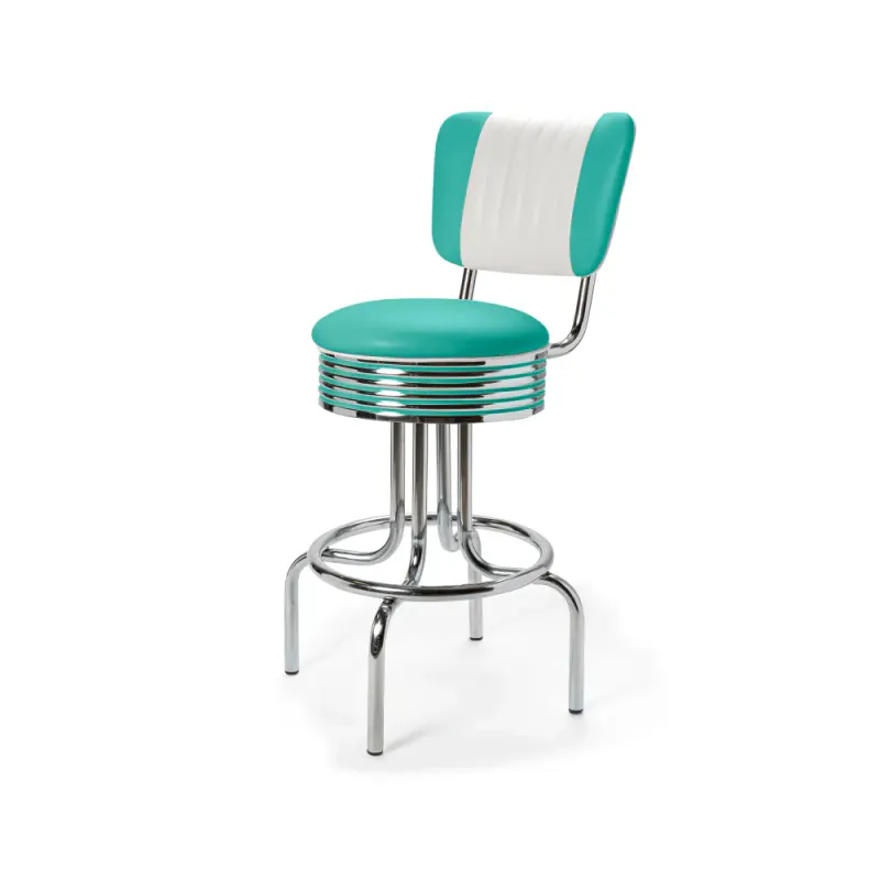 Airline Barkrakk med rygg CB 66 cm Chrome