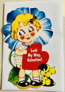 Hovedbilde Vintage Valentinskort "Look ...