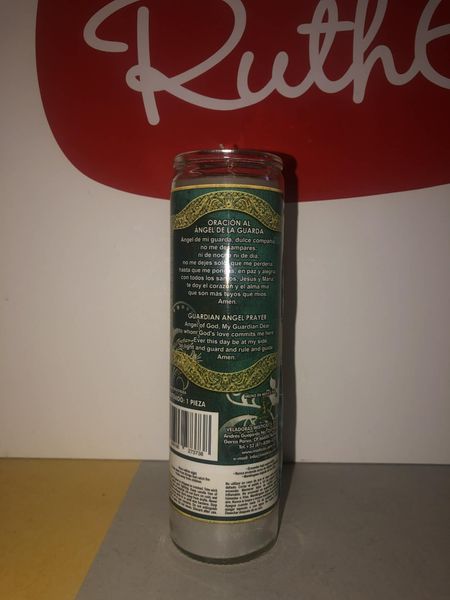 Angel delle guarda stearinlys i glass