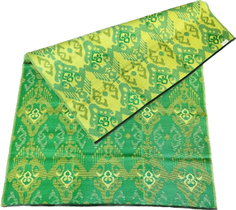 Plastmatte Indisk 180x270cm 2 Grønnfarger/Gul